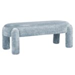 Bench Holly light blue chenille, Bergen 602 Light Blue Chenille