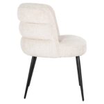 Chair Stella beige chenille fire retardant, Niagara 902 Beige Chenille