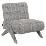 Lounge chair Lexi blue coco, Blue Coco