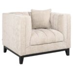 Lounge chair Beauchamp cream unicorn, Unicorn 11 Cream