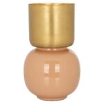 Vase Calla, Brushed Gold
