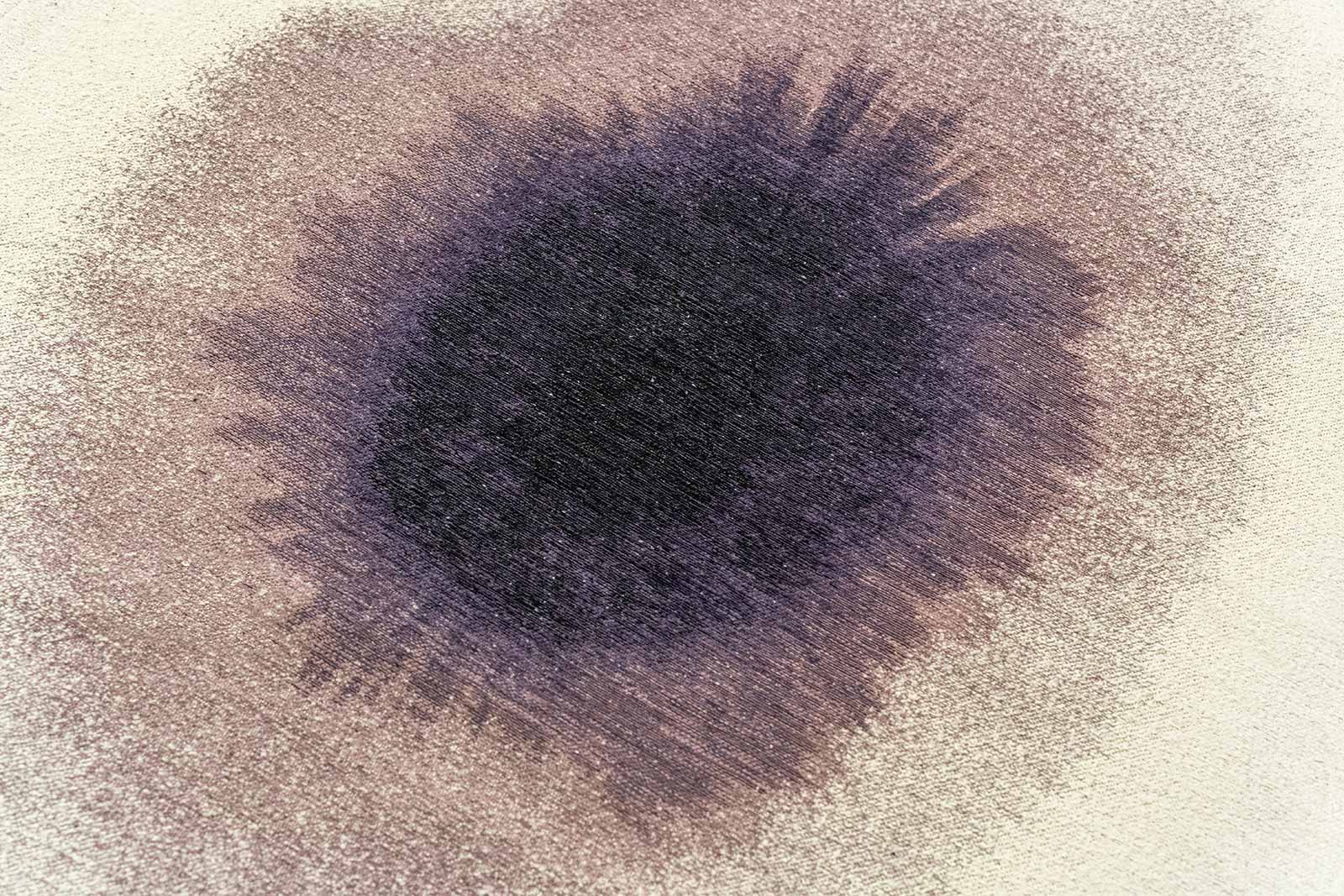 Louis De Poortere rug Meditation 2101 Drop Purple Smoke zoom 2