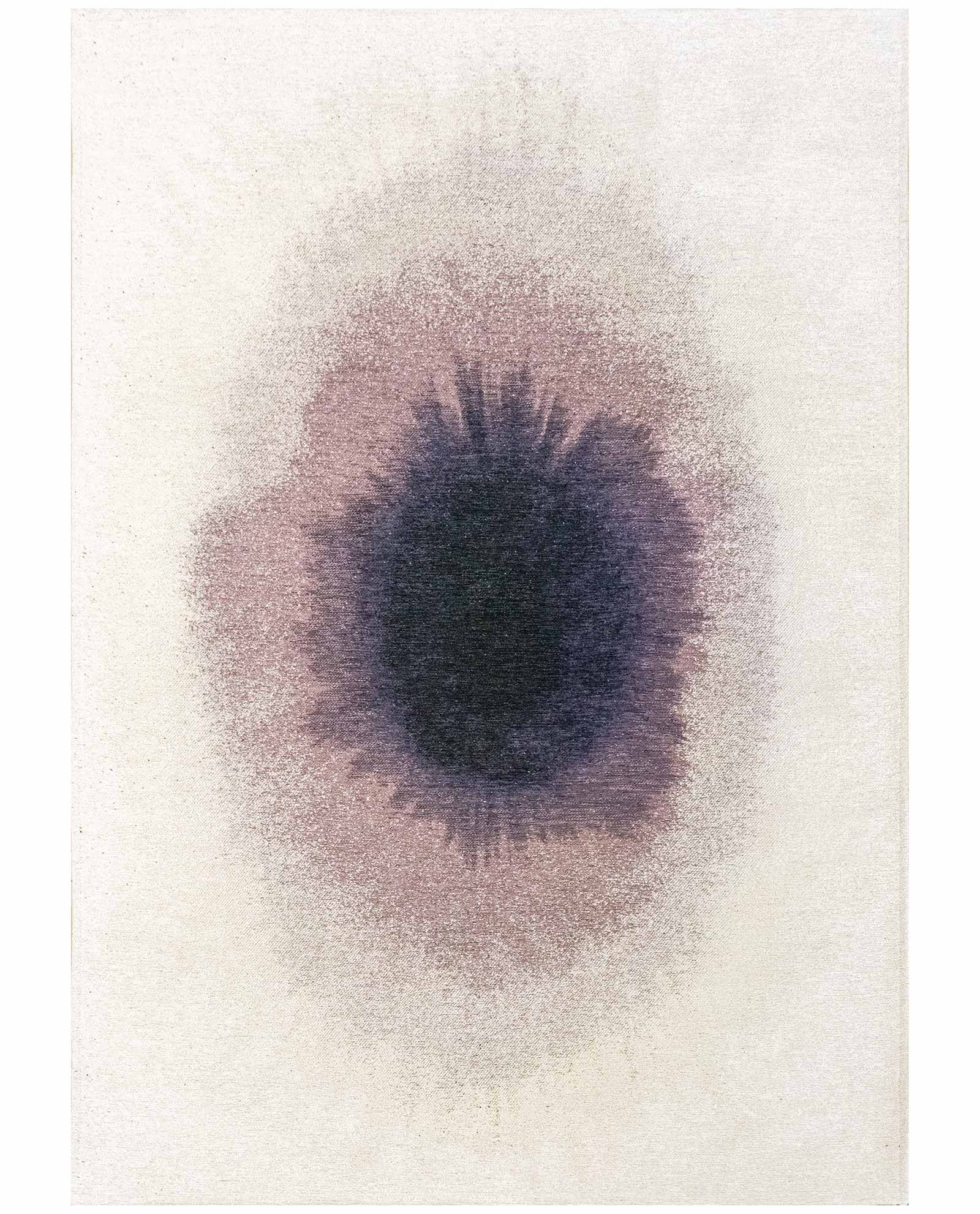 Louis De Poortere rug Meditation 2101 Drop Purple Smoke
