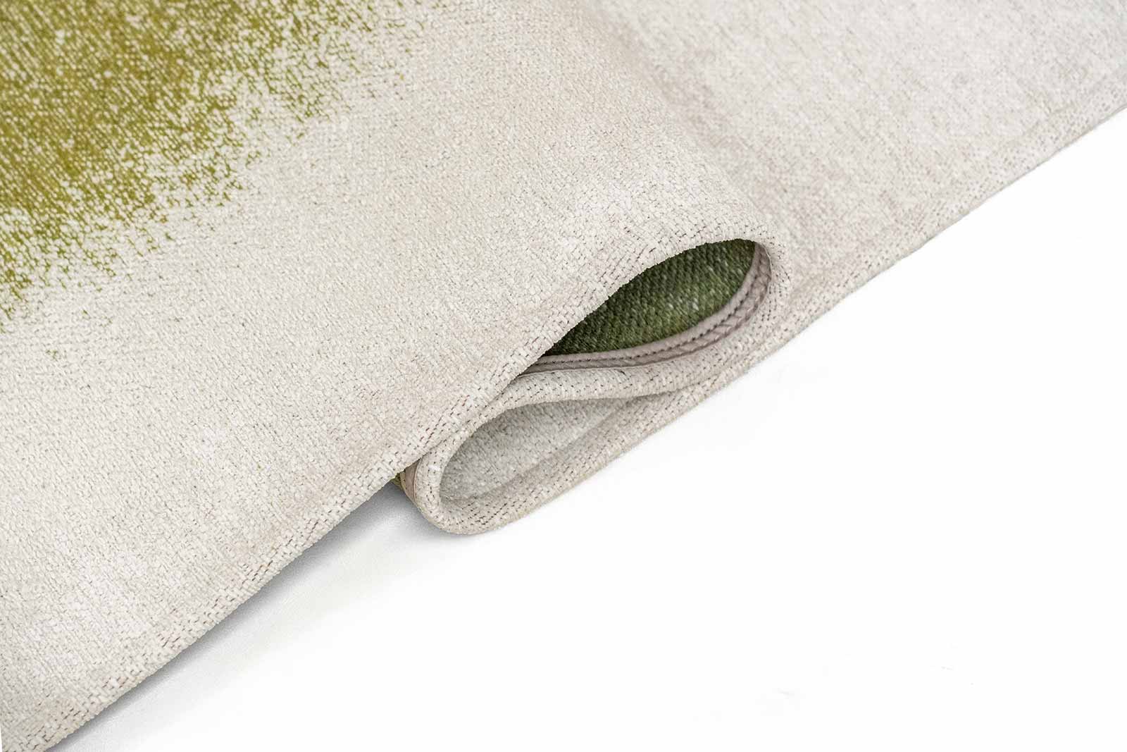 Louis De Poortere rug Meditation 2105 Drop Green Pepper fold